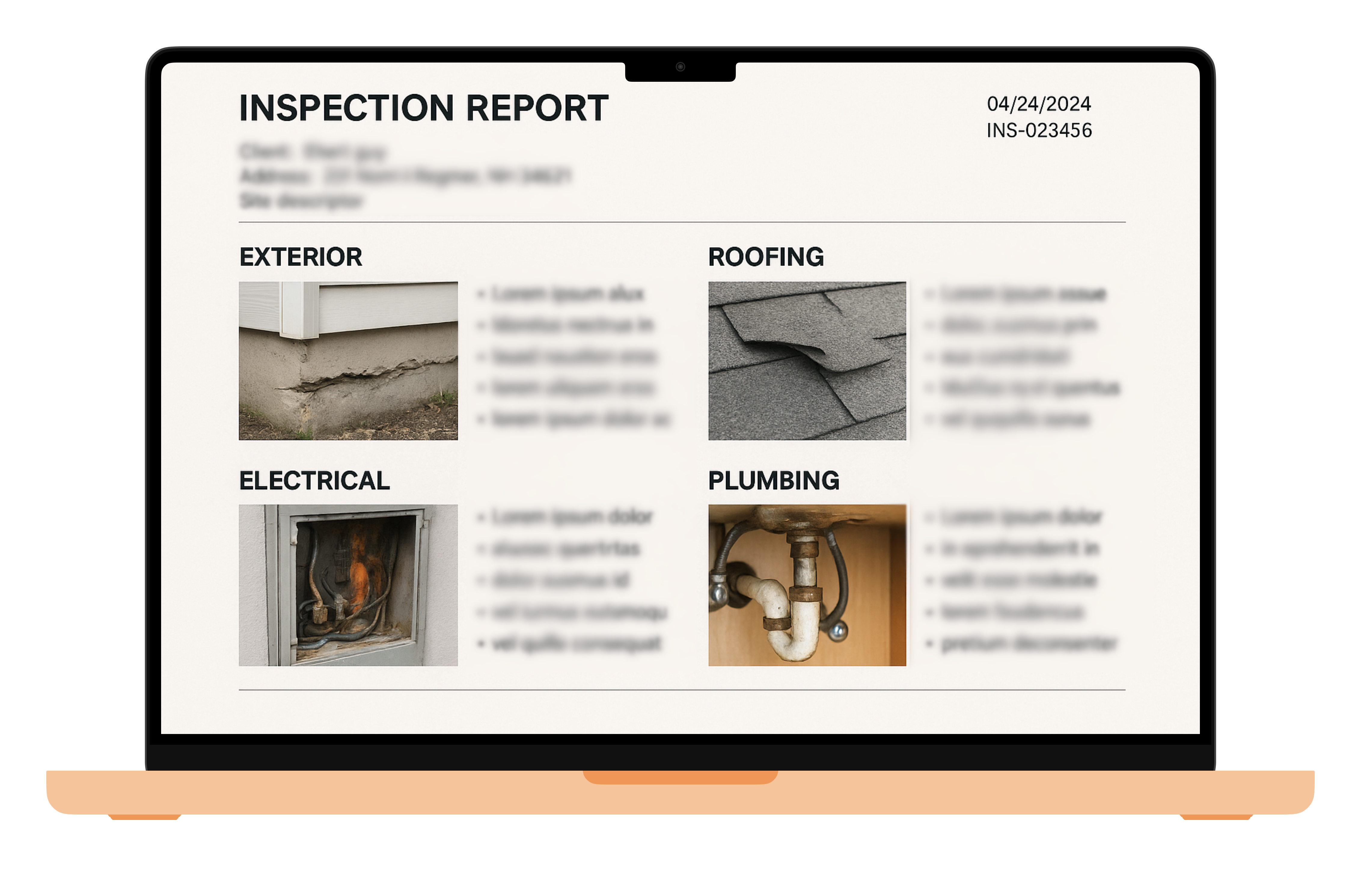 BluePoint inspection report sample